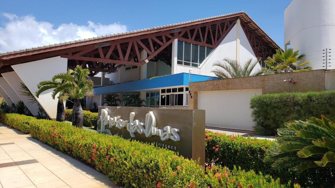 Paraiso Das Dunas - Apartamento A Beira Mar Com Jacuzzi - Proximo Ao Beach Park Aquiraz Exterior photo
